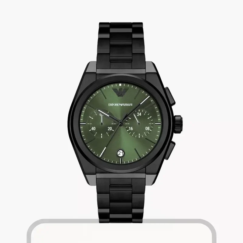 Emporio Armani Federico Chronograph Green Dial Men's Watch | AR11562